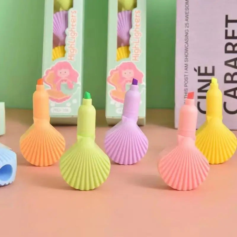 Rotuladores fluorescentes concha