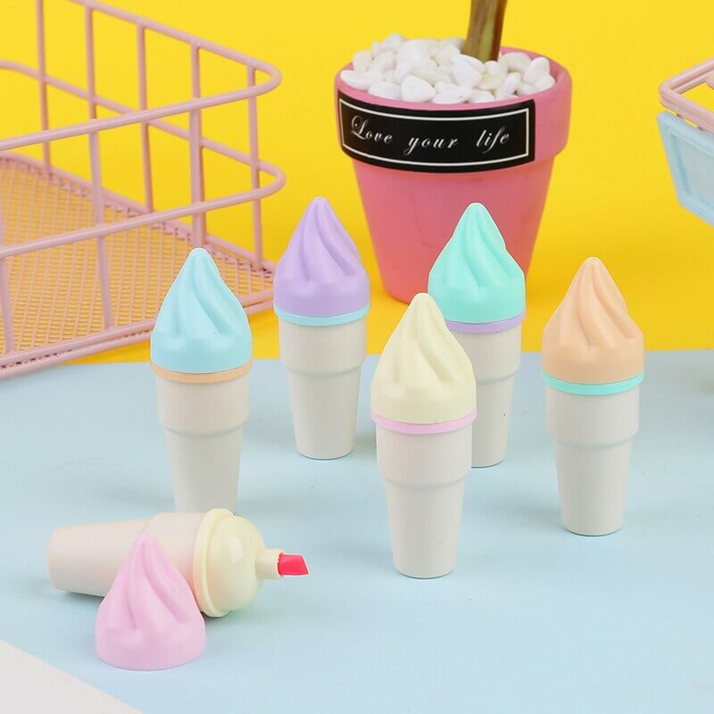 Rotuladores fluorescentes helados