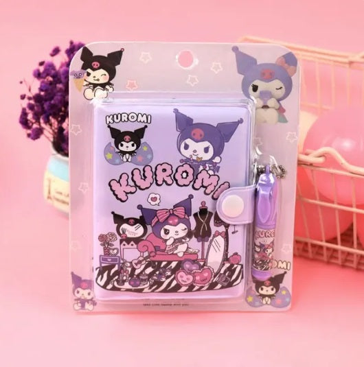 Mini libreta con bolígrafo Sanrio