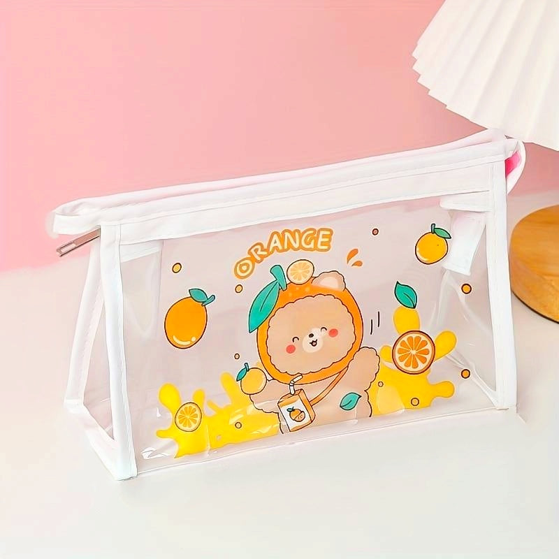 Estuche/neceser transparente kawaii