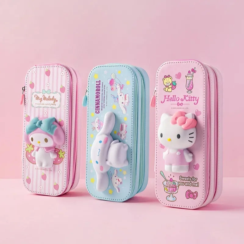 Estuche "squishy" 3D Sanrio