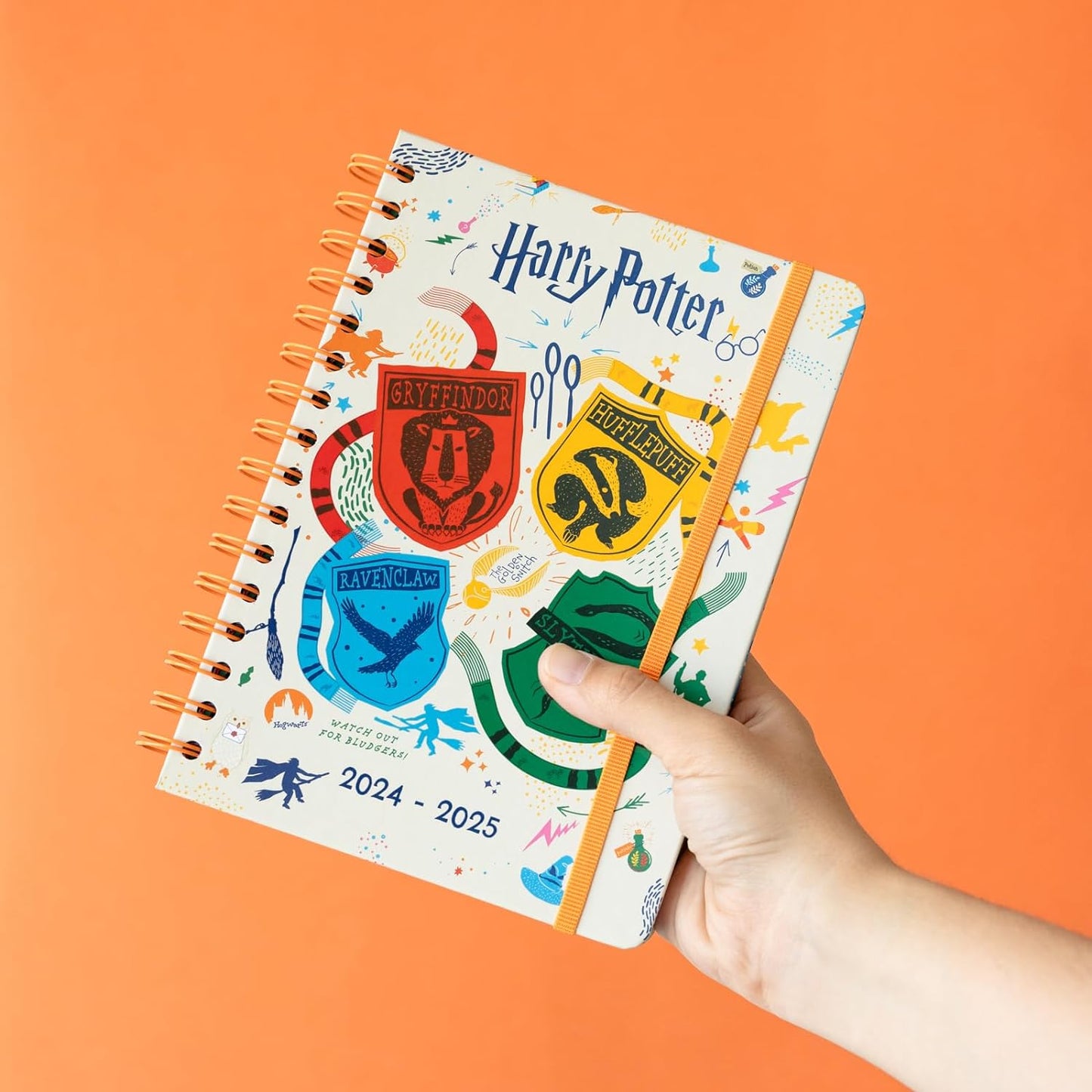 Agenda Escolar 2024/2025 Harry Potter Semana Vista 12 Meses A5