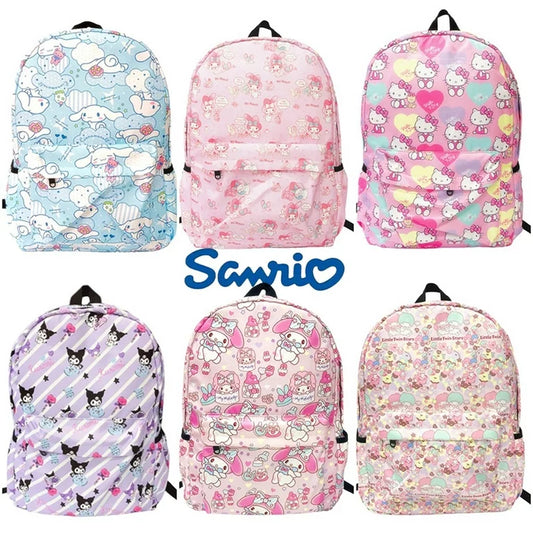 Mochila escolar personajes Sanrio