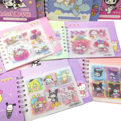 Mini diario de pegatinas Sanrio