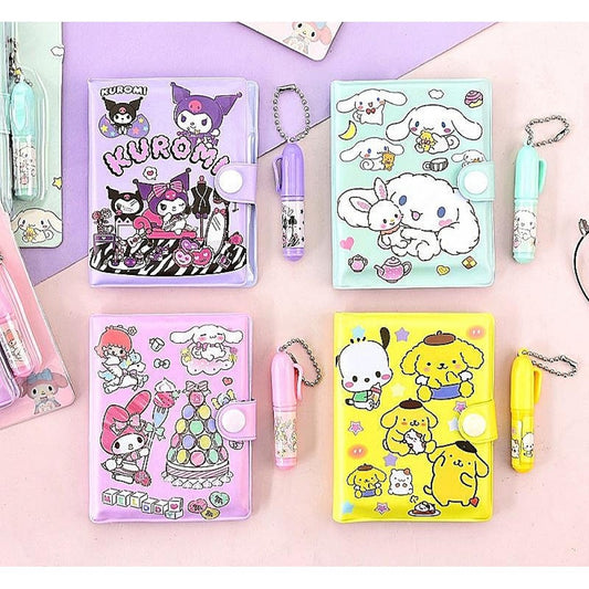 Mini libreta con bolígrafo Sanrio