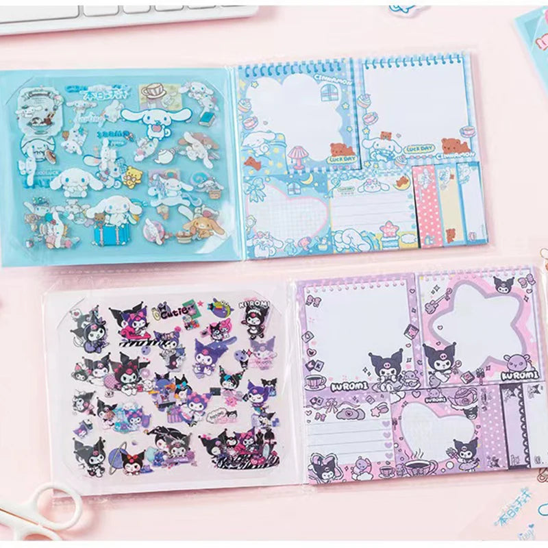 Pack de notas adhesivas y pegatinas amigos Sanrio