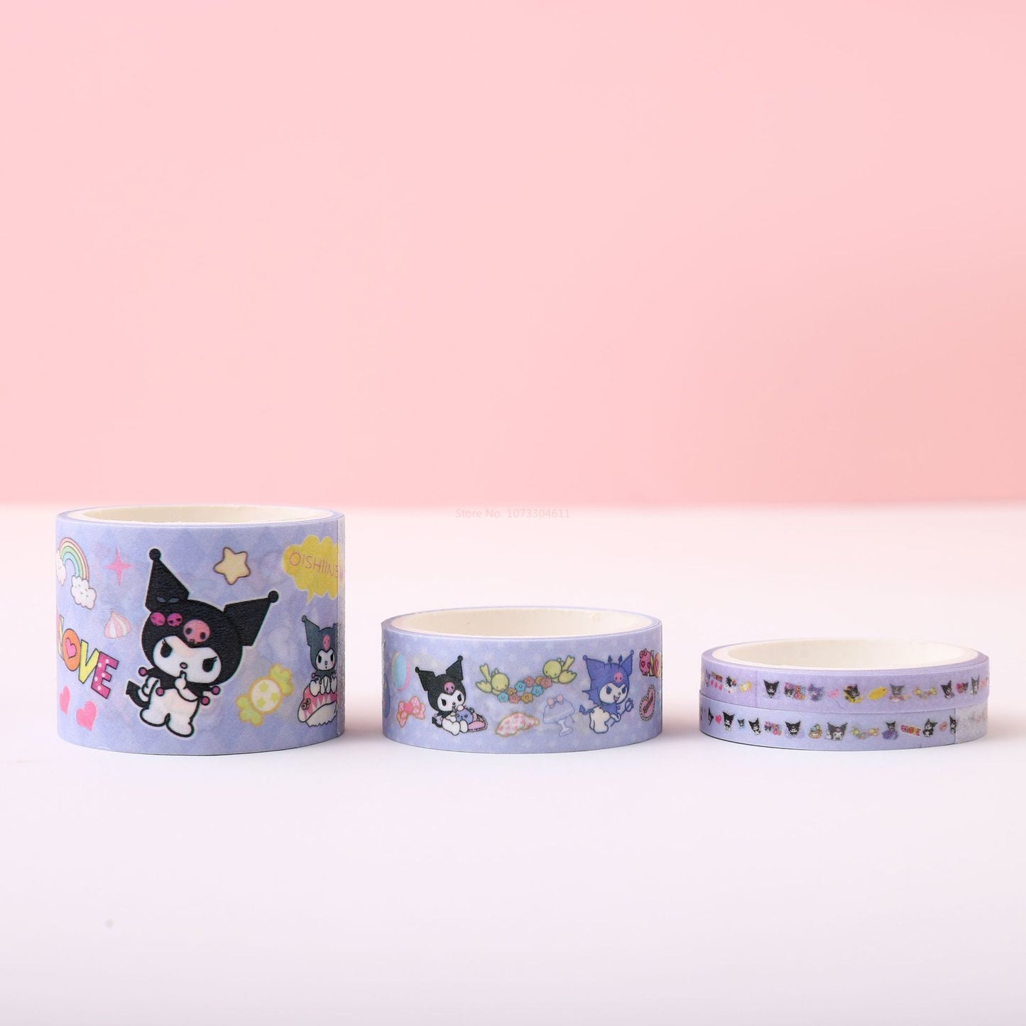 Conjunto de washitapes Sanrio