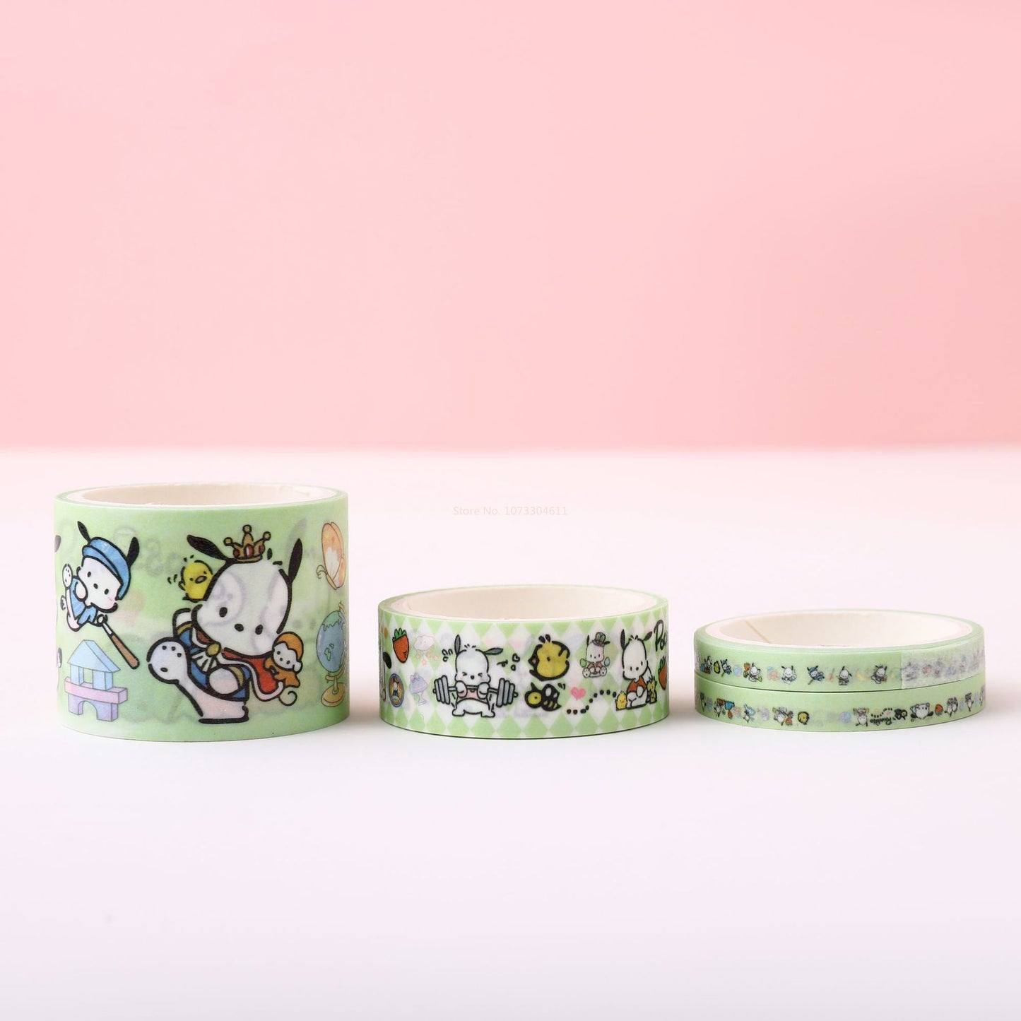 Conjunto de washitapes Sanrio