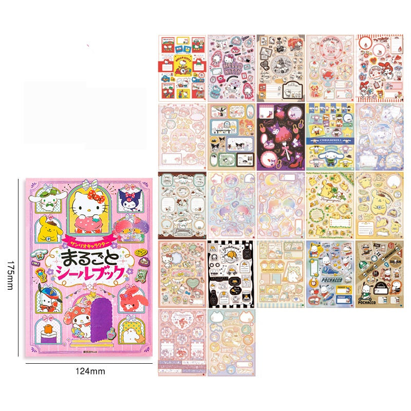 Libro de pegatinas variadas Sanrio