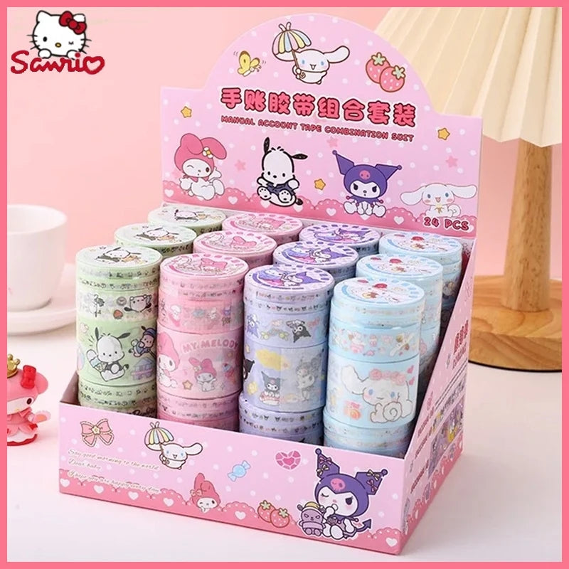 Conjunto de washitapes Sanrio