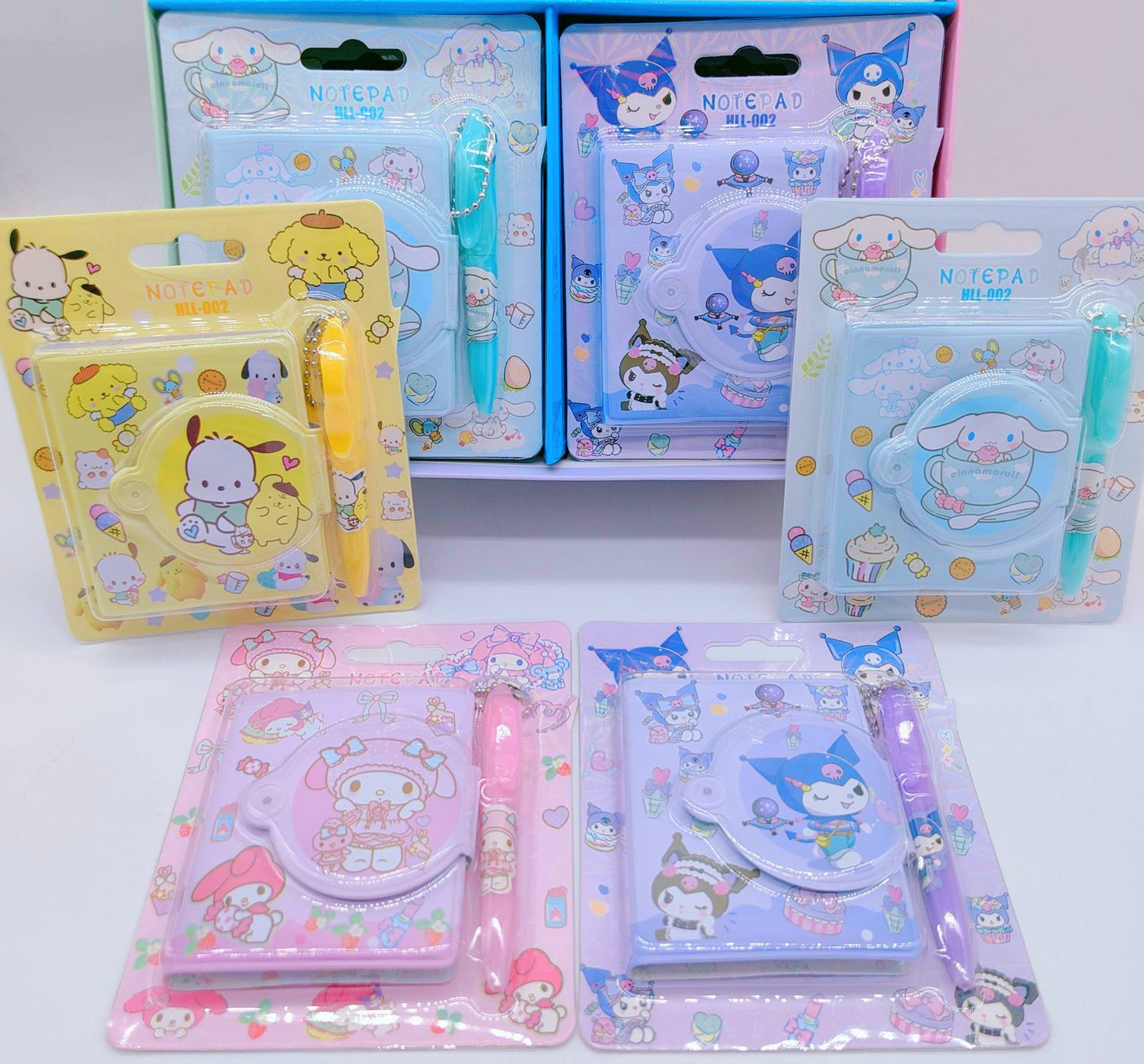 Mini cuaderno Sanrio con bolígrafo