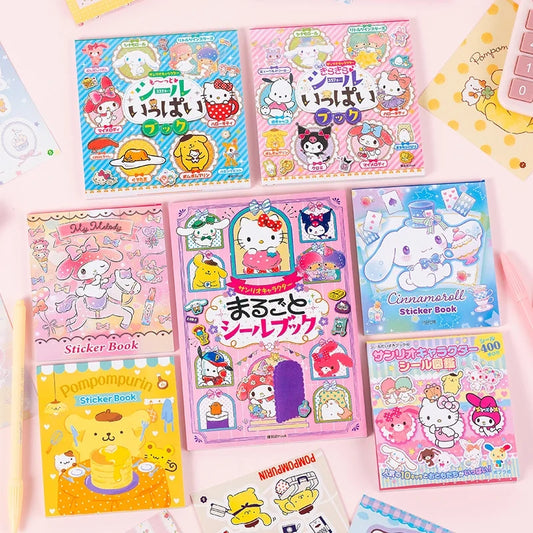 Libro de pegatinas variadas Sanrio